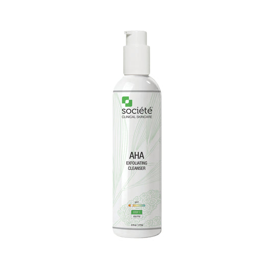 Société AHA Exfoliating Cleanser | Brightening Daily Polish | Dermal Skin Solutions